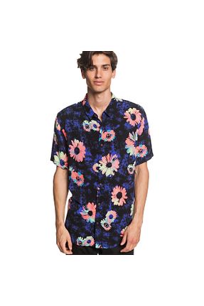 پیراهن آبی مردانه Fitted Quiksilver - کد 144395079