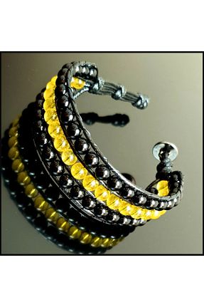 دستبند جواهر رنگی زنانه سنگ طبیعی Seven Art Jewelry - کد 285556617