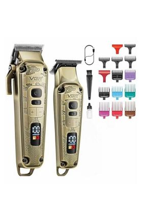 ماشین اصلاح صورت طلائی بی سیم VGR - کد 858304799