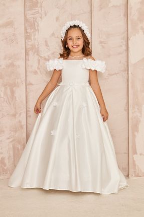 لباس سفید بچه گانه بافتنی zühre balaban - کد 42939605
