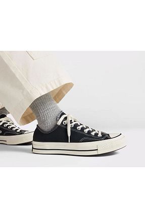 کفش اسنیکر مشکی زنانه بند دار Converse - کد 928427414
