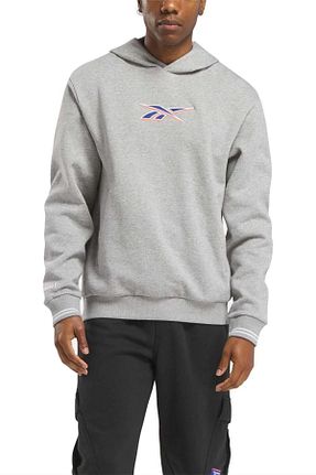 سوئیشرت طوسی مردانه ساده Reebok - کد 861826646