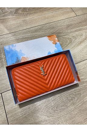 کیف پول نارنجی زنانه سایز متوسط LEAUDER WOMEN - کد 883749486