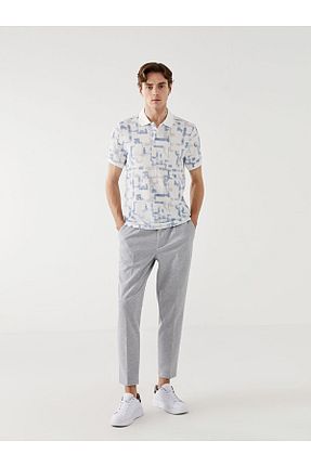 شلوار طوسی مردانه پنبه ای LC Waikiki - کد 885635870