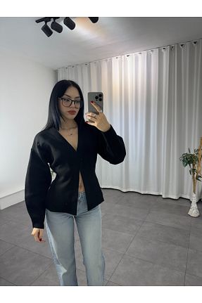 بلوز مشکی زنانه ساده anonim - کد 885636205