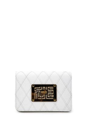 کیف پستچی سفید زنانه چرم مصنوعی Dolce - کد 885653182