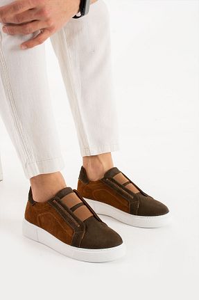 کفش اسنیکر قهوه ای مردانه نبوک Safari Ayakkabı - کد 885657575