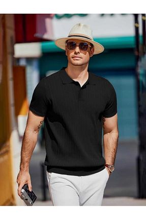 تیشرت مشکی مردانه اسلیم فیت youknitwear you - کد 885679478