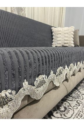 کاور مبل طوسی مخمل Salteks - کد 871074996
