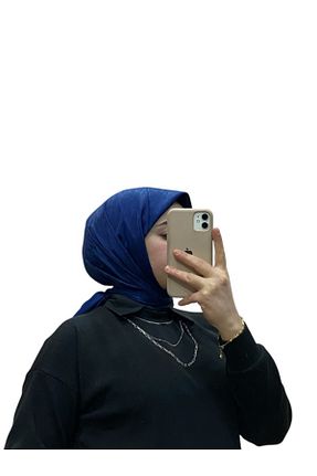 روسری سرمه ای پنبه ای LOSYANA - کد 885678036