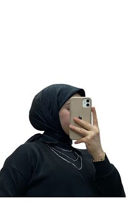 روسری مشکی پنبه ای LOSYANA - کد 885678101