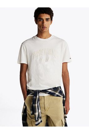 تیشرت نباتی مردانه رگولار Tommy Hilfiger - کد 885168940