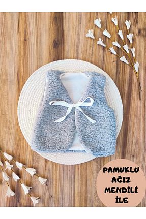 جلیقه طوسی بچه گانه رگولار Bebella - کد 885677530