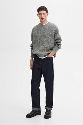 شلوار جین سرمه ای مردانه پنبه ای Massimo Dutti - کد 885679861