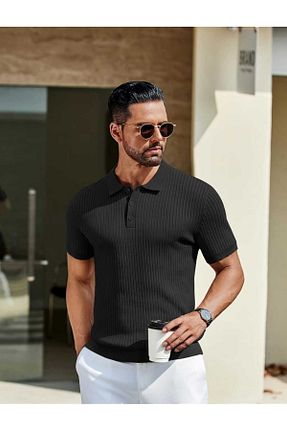 تیشرت مشکی مردانه اسلیم فیت youknitwear you - کد 885682049