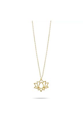 گردنبند طلا طلائی زنانه 14 عیار YCL JEWELLERY - کد 885685786