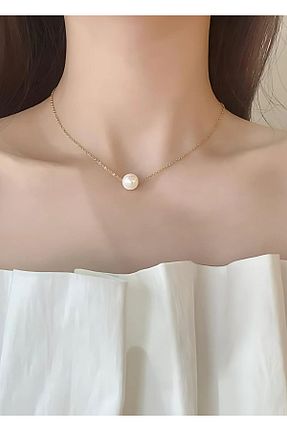 گردنبند مروارید سفید مروارید آب شیرین Home - کد 885697431