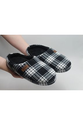 دمپائی خانگی طوسی مردانه مخملی fluffy - کد 885698829