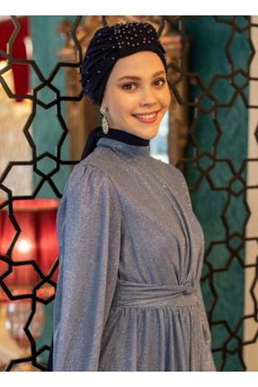 کلاه شنای حجاب سرمه ای زنانه Differenza - کد 885693091