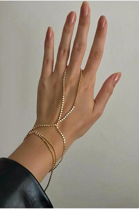 دستبند استیل (فولاد) زرد زنانه استیل (فولاد) luxyansımalar - کد 885697942