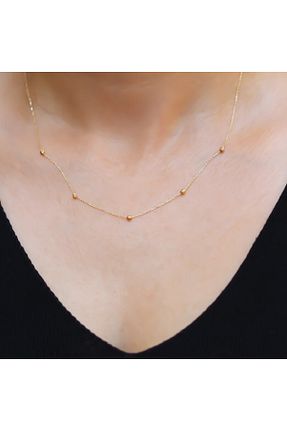 گردنبند طلا زرد زنانه 14 عیار Glorria - کد 345805736