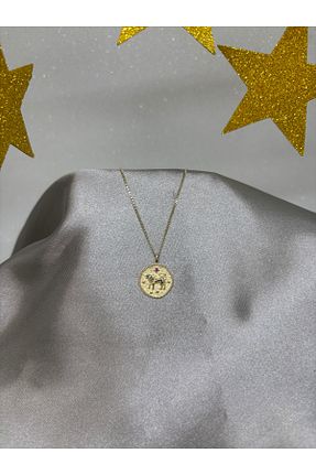 گردنبند طلا طلائی زنانه 14 عیار Altın - کد 885706916