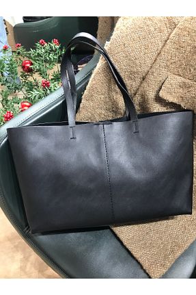 کیف دوشی مشکی زنانه چرم مصنوعی ecemnur karadağ - کد 885705720