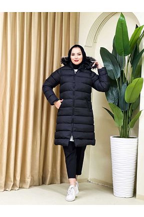 کاپشن مشکی زنانه رگولار RABENBOUTIQUE - کد 885709720
