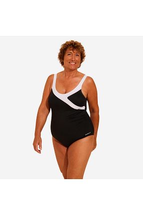 مایو شناگر مشکی زنانه بافتنی Decathlon - کد 885731033