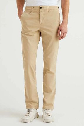 شلوار بژ مردانه پارچه United Colors of Benetton - کد 744455094