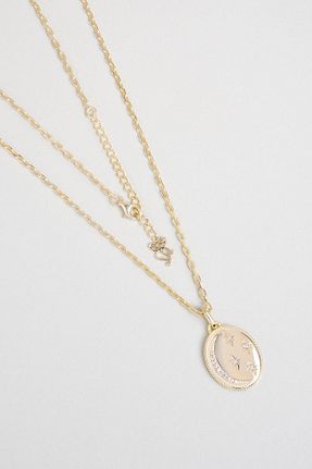 گردنبند نقره زرد زنانه 925 عیار So Chic - کد 885751059