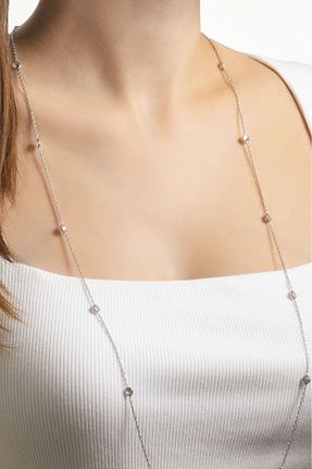 گردنبند نقره سفید زنانه 925 عیار So Chic - کد 885749988