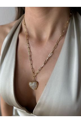 گردنبند استیل ( فولاد ) نباتی زنانه استیل ضد زنگ İNN JEWELLERY - کد 885748616