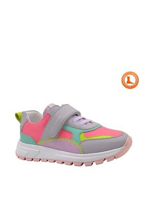 کفش اسنیکر طوسی بچه گانه چسبی kids A more - کد 679426102