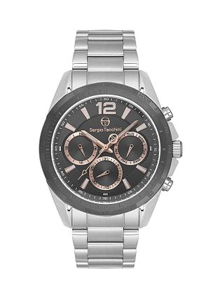 ساعت مچی طوسی مردانه 41-45 میلی متر Sergio Tacchini - کد 885756440