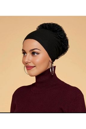 روسری مشکی پنبه ای Lerra - کد 841569179