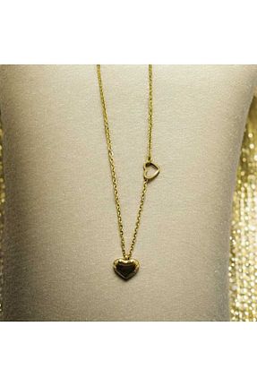 گردنبند استیل ( فولاد ) طلائی زنانه استیل (فولاد) feyza collection - کد 885768346