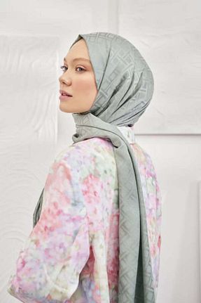 شال سبز زنانه ابریشم MODA - کد 885763929