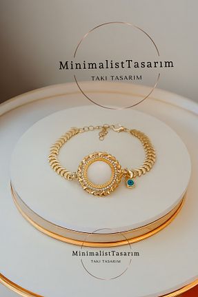 دستبند جواهر زرد زنانه زیرکن MinimalistTasarım - کد 886248991