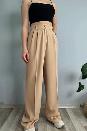 شلوار پارچه ای زنانه بلند LAVİNİA - کد 881995401