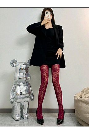 جوراب زرشکی زنانه الاستین Zess store - کد 885802901