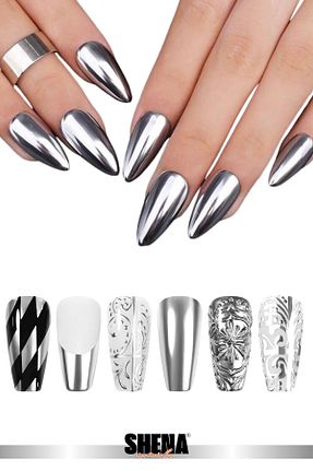 لاک ناخن دائمی متالیک Shena - کد 885822254