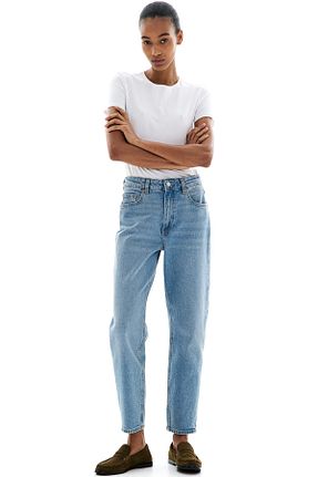 شلوار جین آبی زنانه پاچه تنگ H&M - کد 881630394
