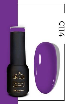 لاک ناخن دائمی بنفش CROJE KALICI OJE - کد 825232123