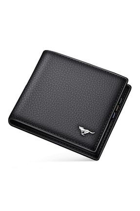 کیف پول مشکی زنانه سایز متوسط SEPTWOLVES - کد 337423602