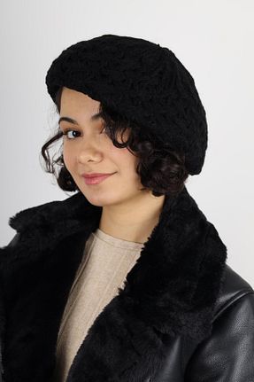 کلاه مشکی زنانه MinaCarin - کد 885868633