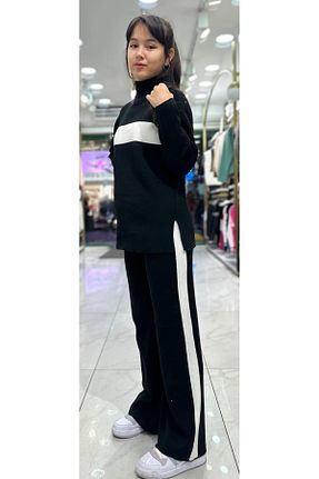 ست بالاتنه و پائین تنه مشکی بچه گانه تریکو Minimoda Kids - کد 885885175