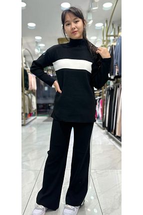 ست بالاتنه و پائین تنه مشکی بچه گانه تریکو Minimoda Kids - کد 885885175