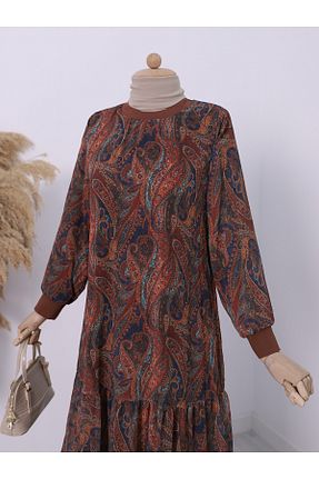 لباس قهوه ای زنانه بافتنی Modamorfo - کد 690605530