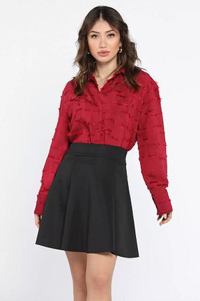 دامن مشکی زنانه رگولار GÜLSELİ - کد 885889059